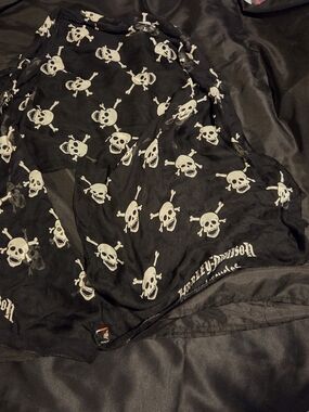 Harley-Davidson Black and White Logo Scarf
